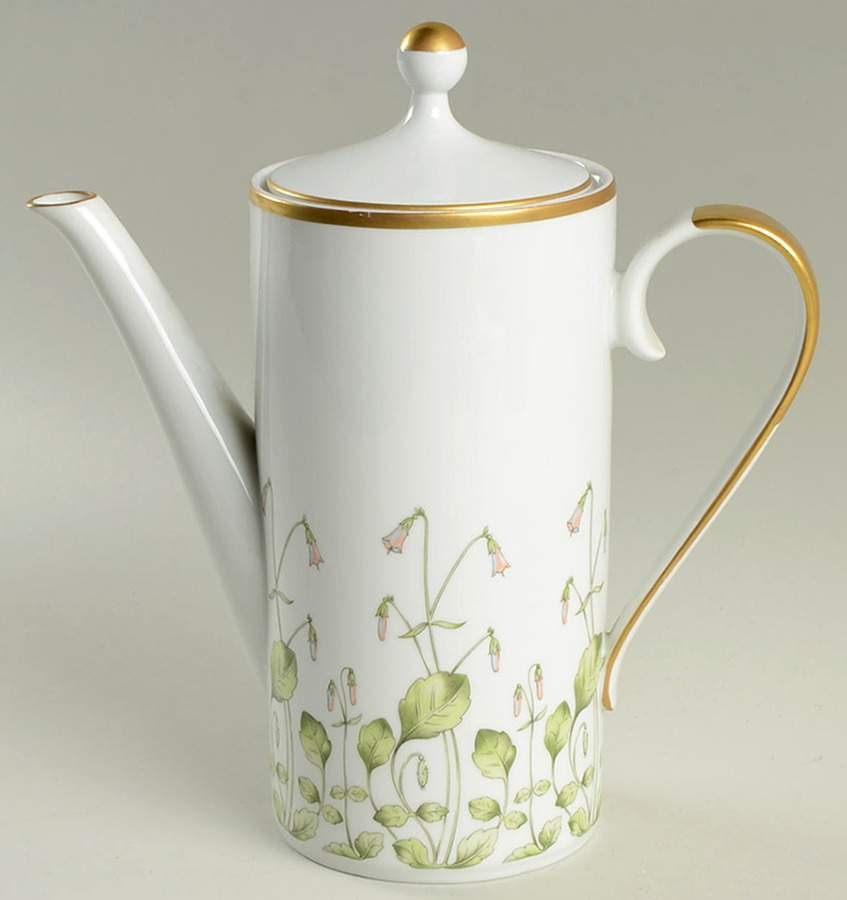 Linnaea Borealis (Smooth) Coffee Pot & Lid by Hackefors-1