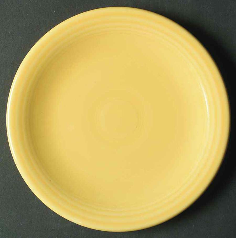 Fiesta Yellow (Intro 1987) Bread & Butter Plate by Homer Laughlin -1