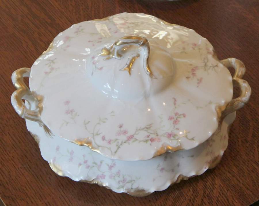Schleiger 667b Round Covered Vegetable by Haviland-1