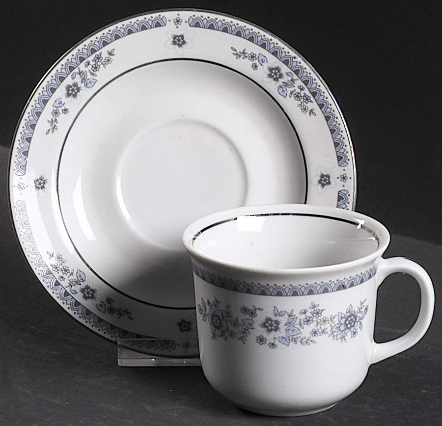HEP8 Flat Cup & Saucer Set by Graf Von Henneberg-1