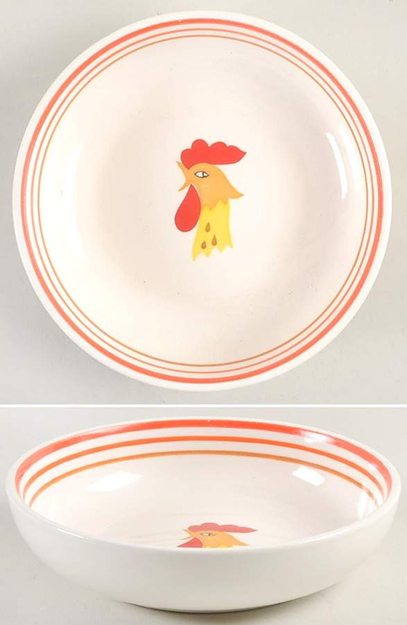 Coq Rouge Coupe Cereal Bowl by Howard Holt-1