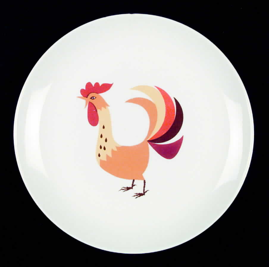 Coq Rouge Luncheon Plate by Howard Holt-1