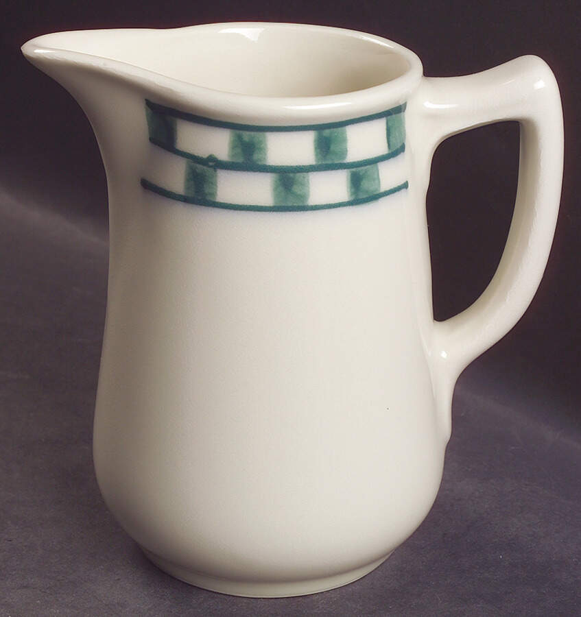 Green Checks 32 Oz Pitcher by Hartstone-1