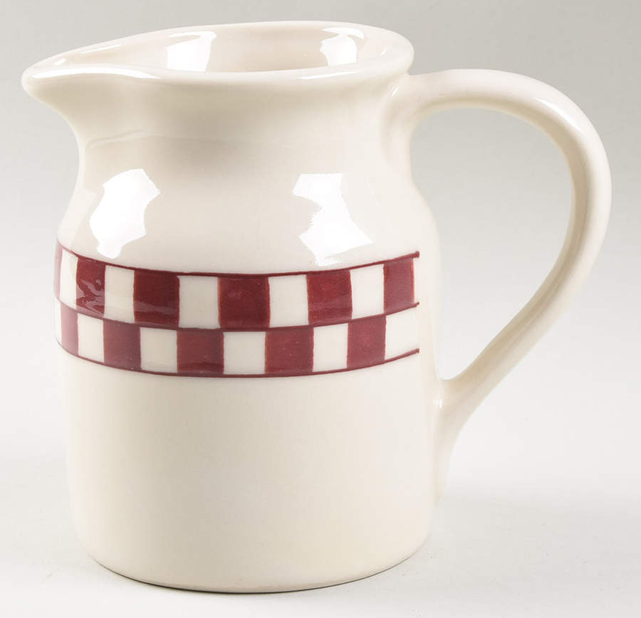 Red Checks 36 Oz Pitcher by Hartstone-1