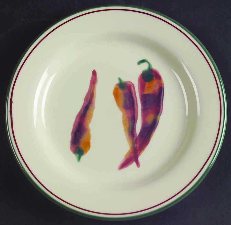 Chili Peppers Salad Plate by Hartstone-1