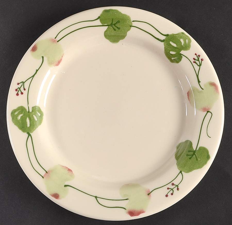 Geranium Salad Plate by Hartstone-1