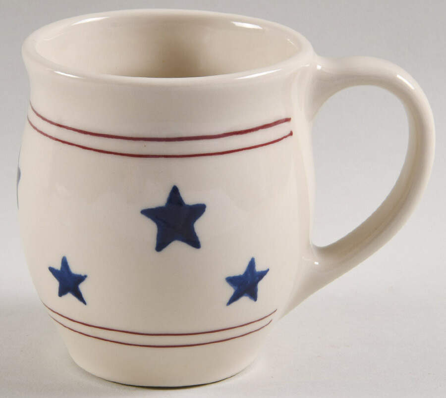 Stars & Stripes Latte Mug by Hartstone-1