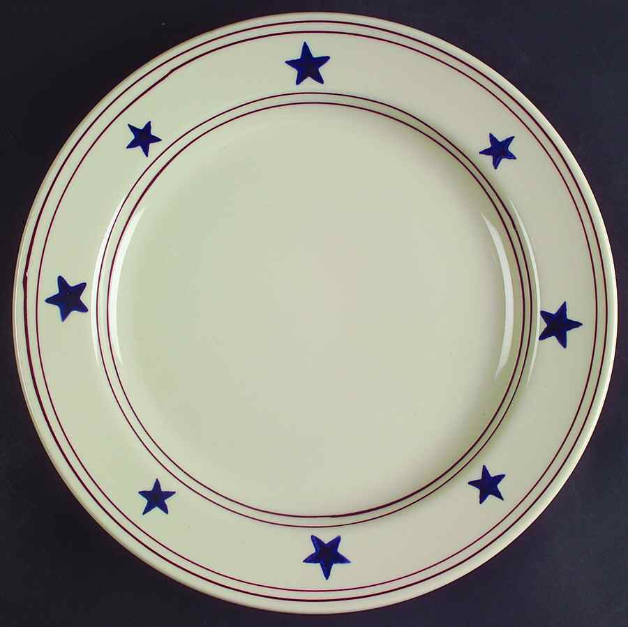 Stars & Stripes Dinner Plate by Hartstone-1