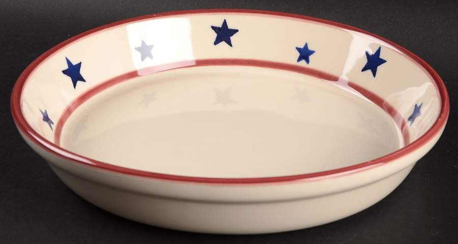Stars & Stripes 10" Pie Baking Plate by Hartstone-1
