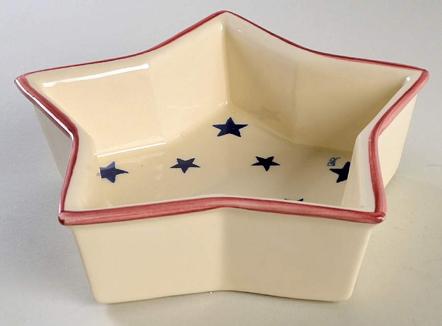 Stars & Stripes Small Star Shaped Dish by Hartstone-1