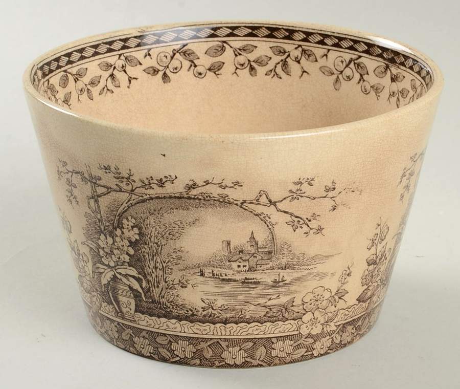 Rustic Cranberry Bowl by Hill Pottery-1