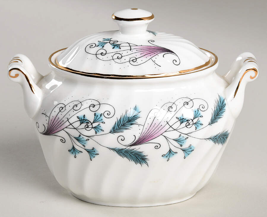 Carrousel Sugar Bowl & Lid by Heathcote-1