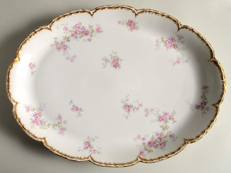 Schleiger 1173a 16" Oval Serving Platter by Haviland-1