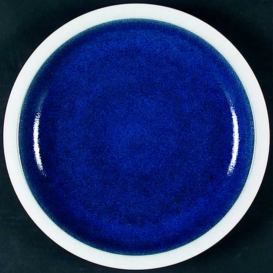 Opal Blue (Rim Shape) Dinner Plate by Heath-1