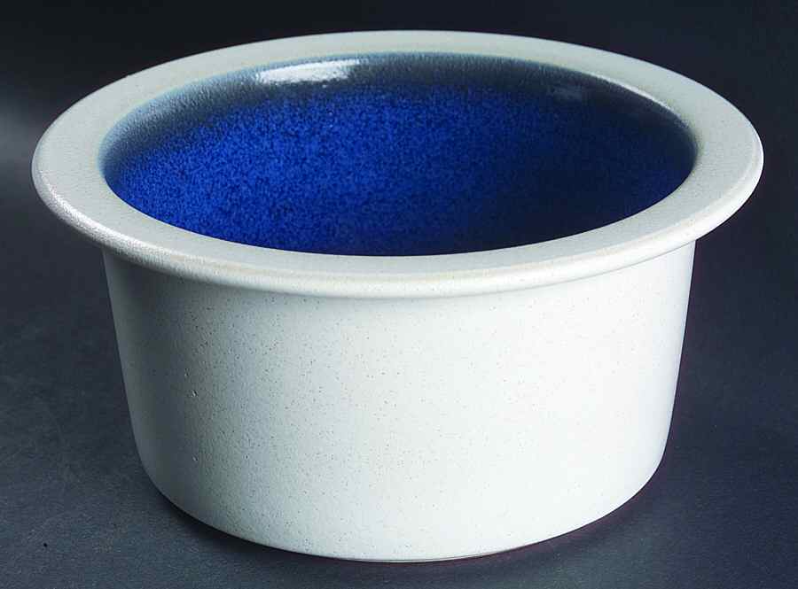 Opal Blue (Rim Shape) 7" Round Baker by Heath-1