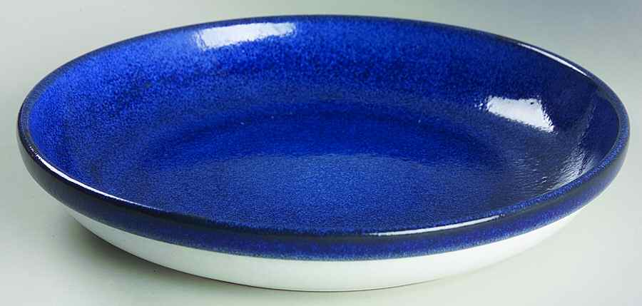 Opal Blue (Rim Shape) Pie Serving Plate by Heath-1