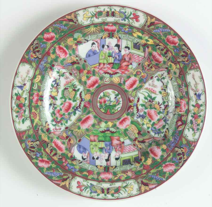 Canton Rose Design Salad Plate by Hong Horizons-1