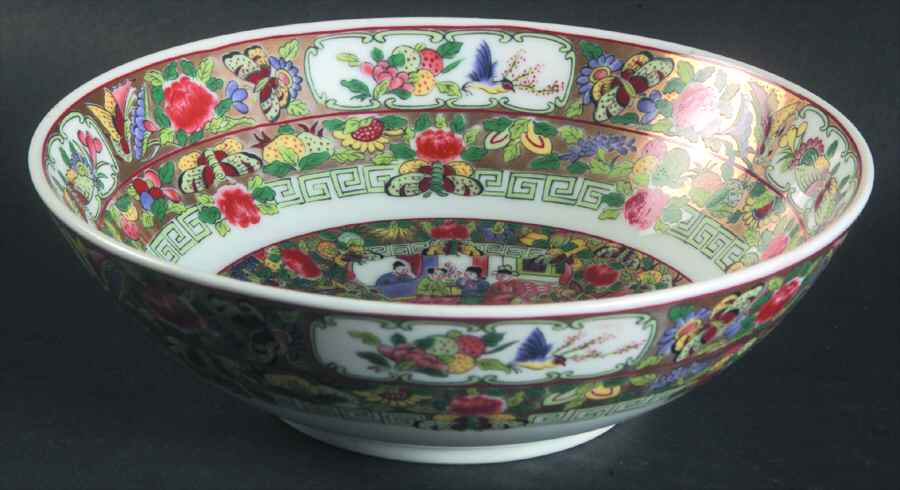 Canton Rose Design Coupe Cereal Bowl by Hong Horizons-1