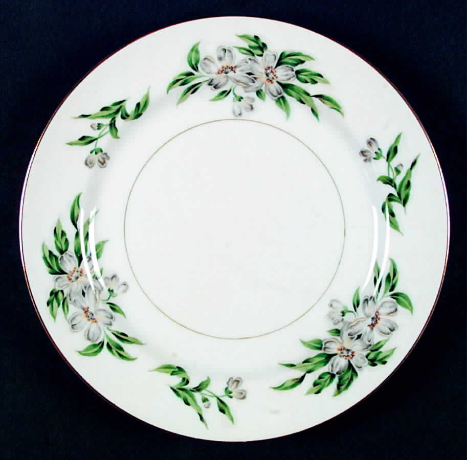 Desert Gardenia Dinner Plate by Hira China-1