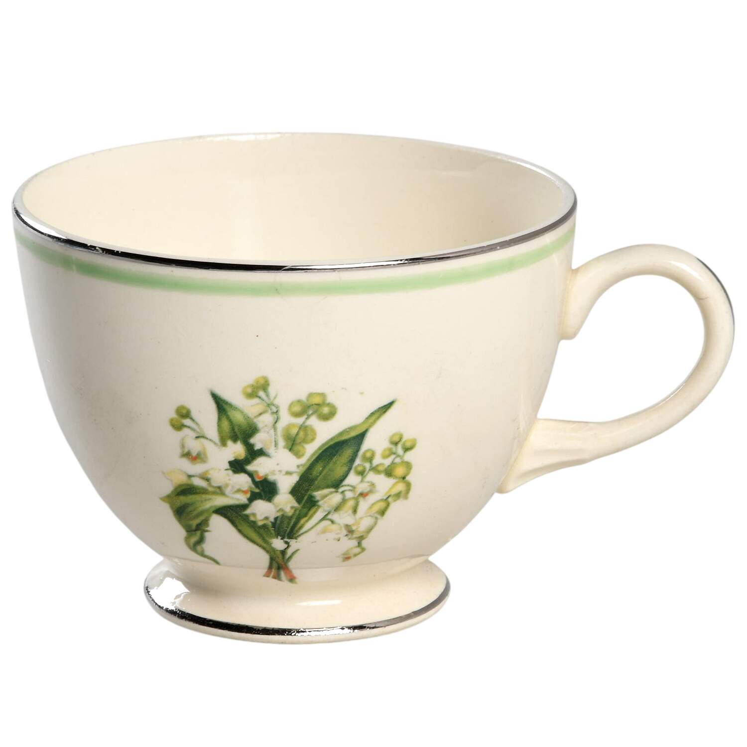 Lily of The Valley Footed Cup by Homer Laughlin -1