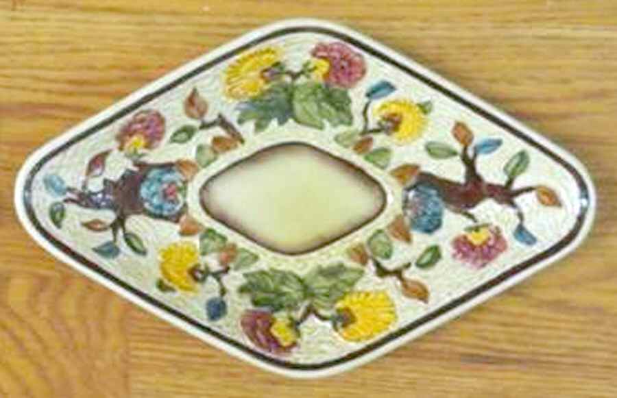 Indian Tree Underplate for Gravy Boat by HJ Wood-1