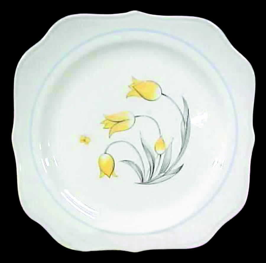 HLC999 Square Luncheon Plate by Homer Laughlin -1