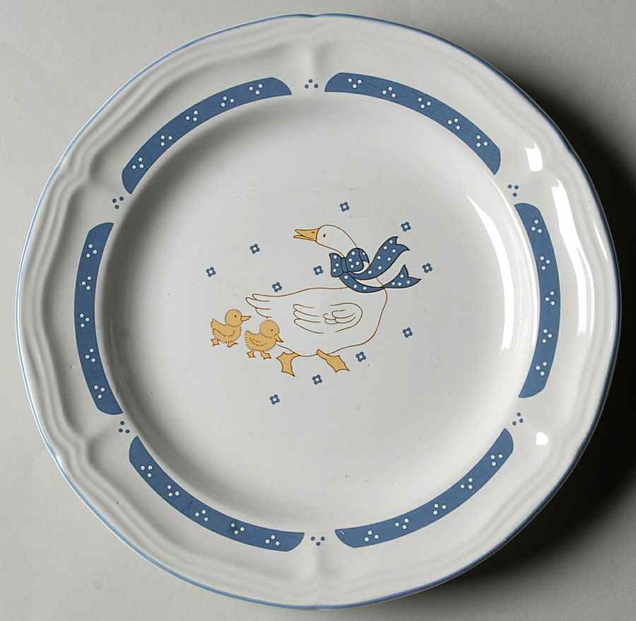 Country Goose Salad Plate by Home Style-1
