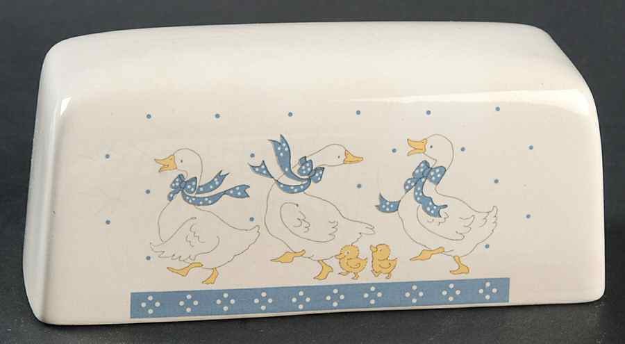 Country Goose Lid for 1/4 Lb Butter by Home Style-1