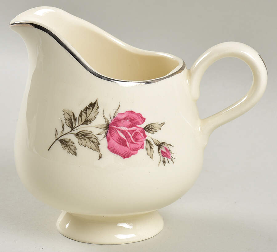 Tiffany Rose Creamer by Homer Laughlin -1