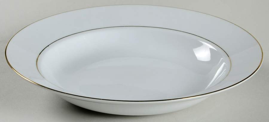 Golden Reflections Rim Soup Bowl by SHI (China)-1