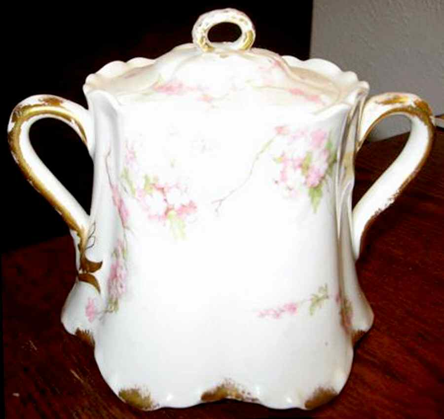 Schleiger 248-3 Sugar Bowl & Lid by Haviland-1