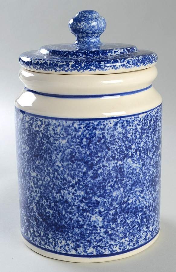 Jewel Tones Sapphire Extra Large Canister & Lid by Hartstone-1