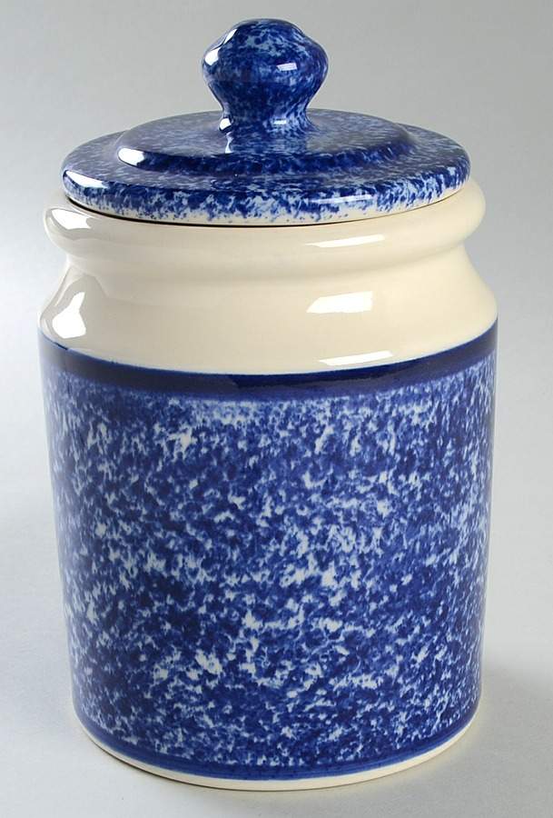 Jewel Tones Sapphire Large Canister & Lid by Hartstone-1