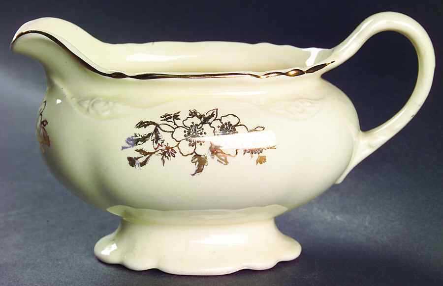 Woodland Gold Creamer by Homer Laughlin -1