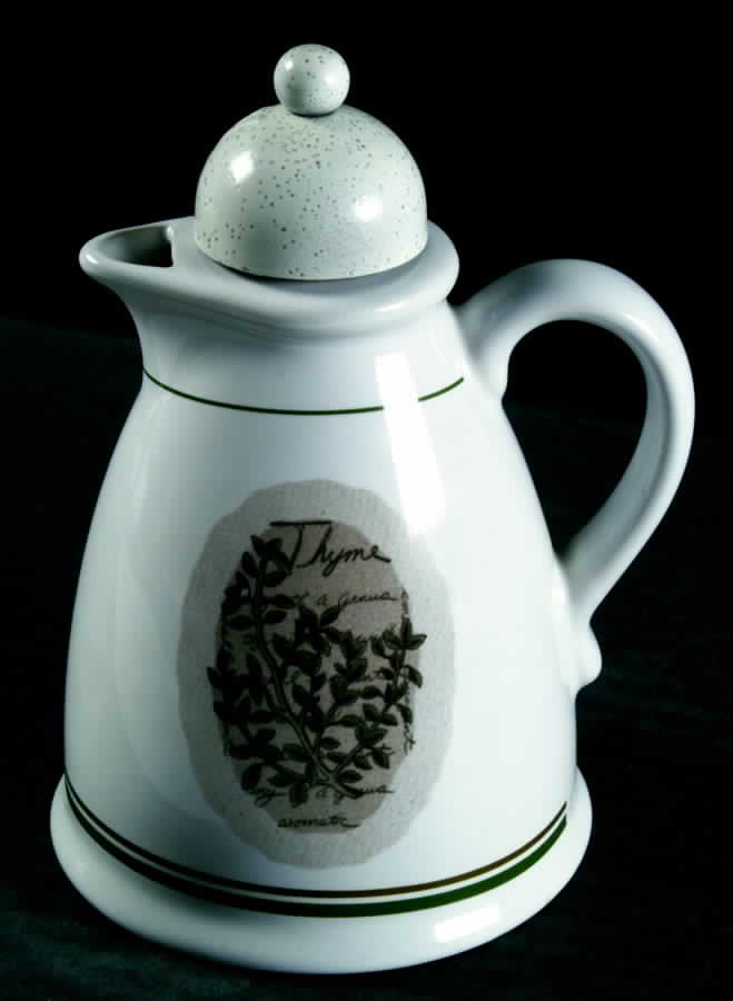 Savory Tyme Vinegar Cruet and Stopper by Himark-1