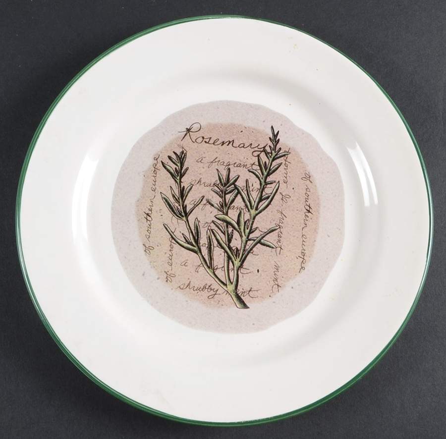 Savory Tyme Salad Plate by Himark-1