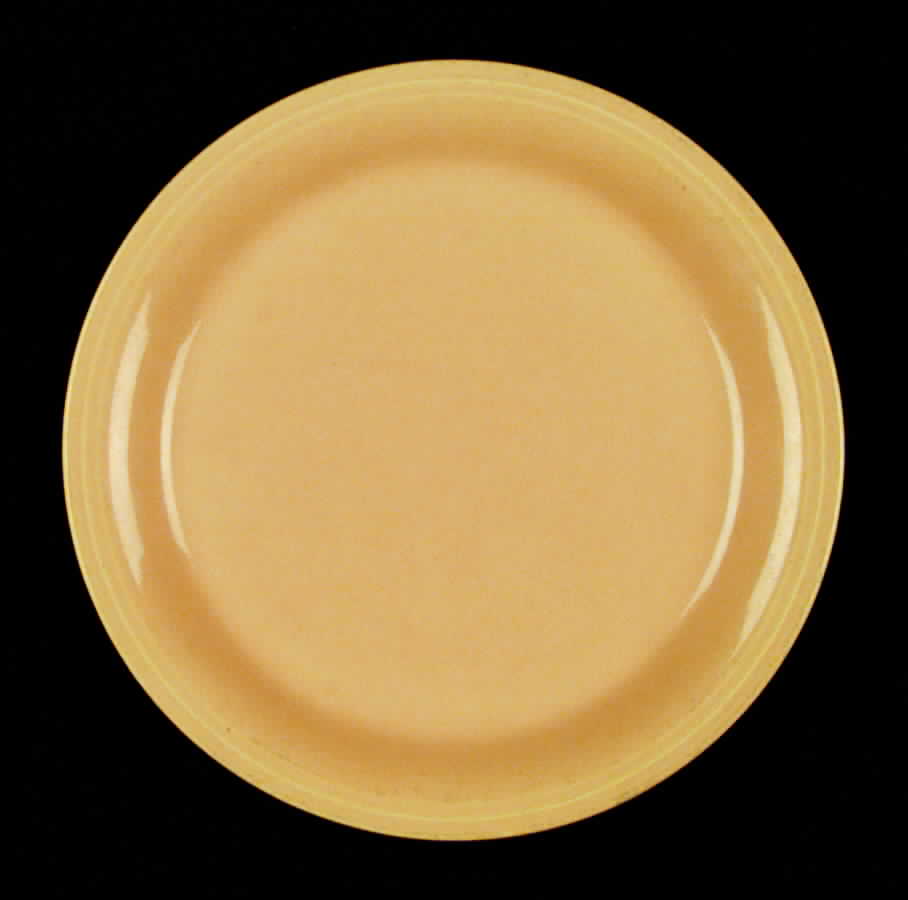 Carnival Yellow Bread & Butter Plate by Homer Laughlin -1