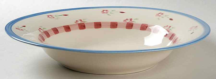 Mount Vernon Quilt 12" Large Salad Serving Bowl by Hartstone-1