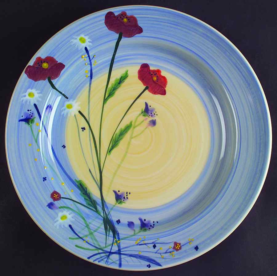 Prairie Flower Dinner Plate by Hartstone-1