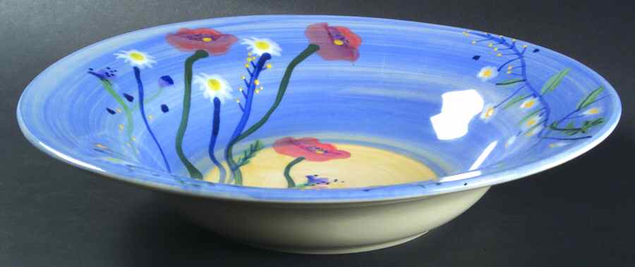 Prairie Flower 12" Large Salad Serving Bowl by Hartstone-1