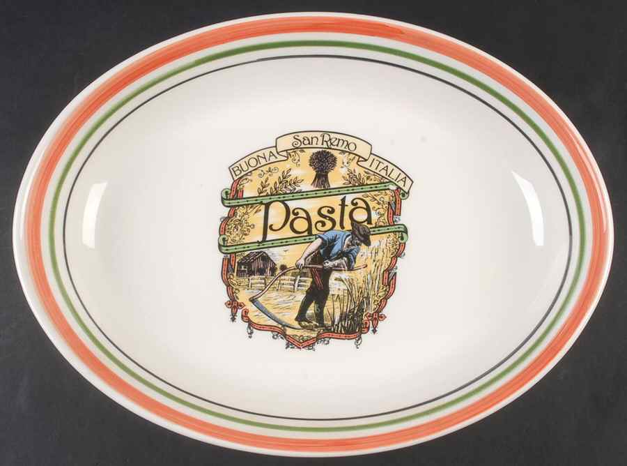 HIM11 15" Deep Oval Serving Platter by Himark-1
