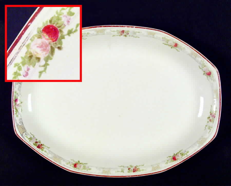 HLC1116 13" Octagonal Serving Platter by Homer Laughlin -1