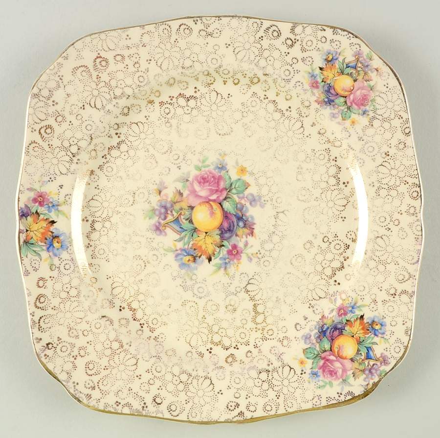 HKI2 Square Luncheon Plate by Hollinshead & Kirkham-1