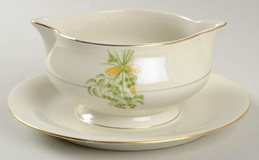 FRL13 Gravy Boat with Attached Underplate by Lunning, Frederik-1
