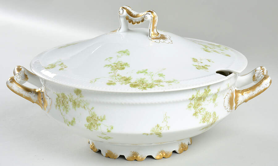 Schleiger 42N Tureen &  Lid by Haviland-1
