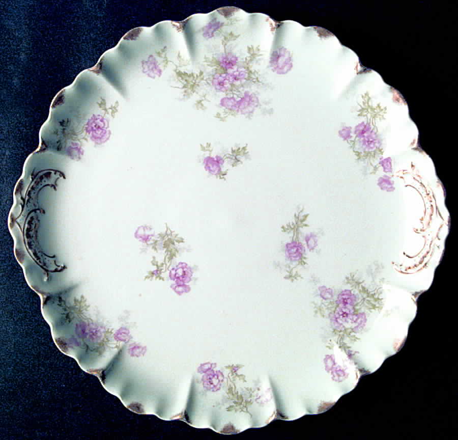 Schleiger 64i Handled Cake Plate by Haviland-1