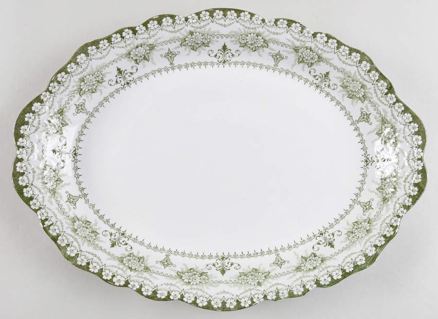 Maltese 14" Oval Serving Platter by JH Weatherby-1