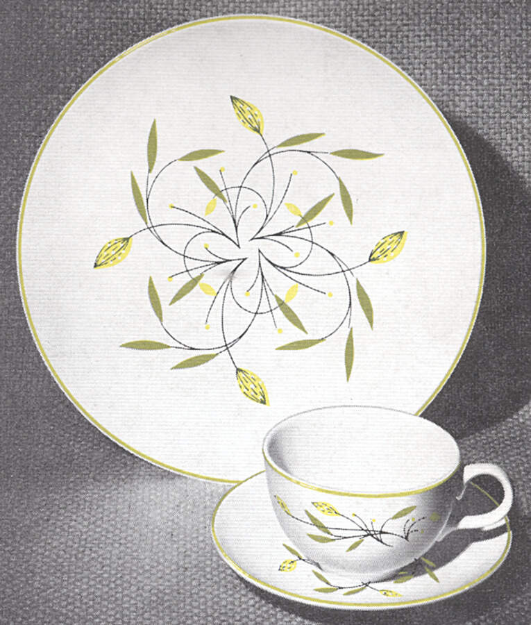 Cascade Dinner Plate by Homer Laughlin -1