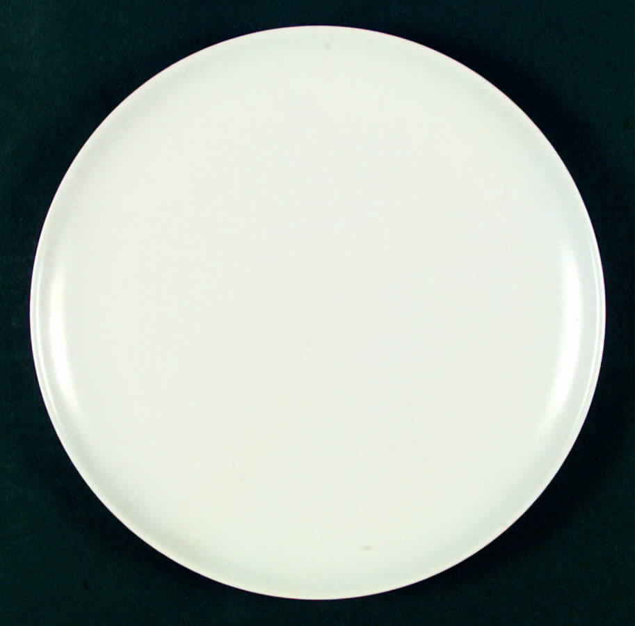 Collection Matte White (Edelweiss) Dinner Plate by Hoganas Keramiks-1
