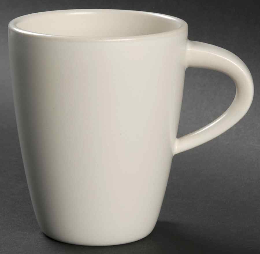 Collection Matte White (Edelweiss) Mug by Hoganas Keramiks-1